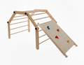 Climbing triangle 5 sections with ramp – handcrafted kids’ furniture