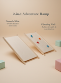 Zuzu climbing triangle ramp – handcrafted kids’ furniture