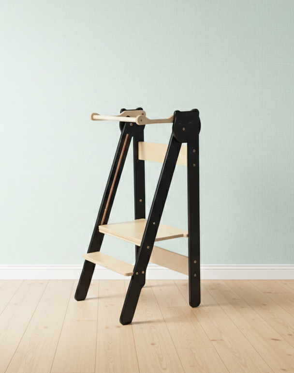 Foldable children's kitchen step stool – image 15