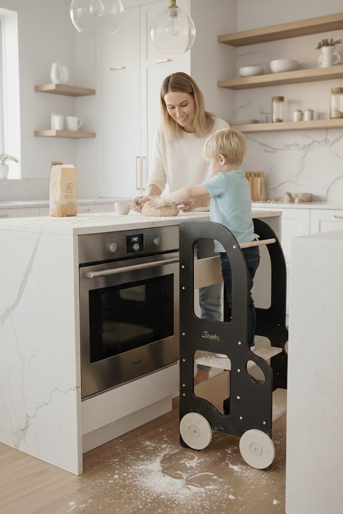Changing heights kitchen step stool – image 3