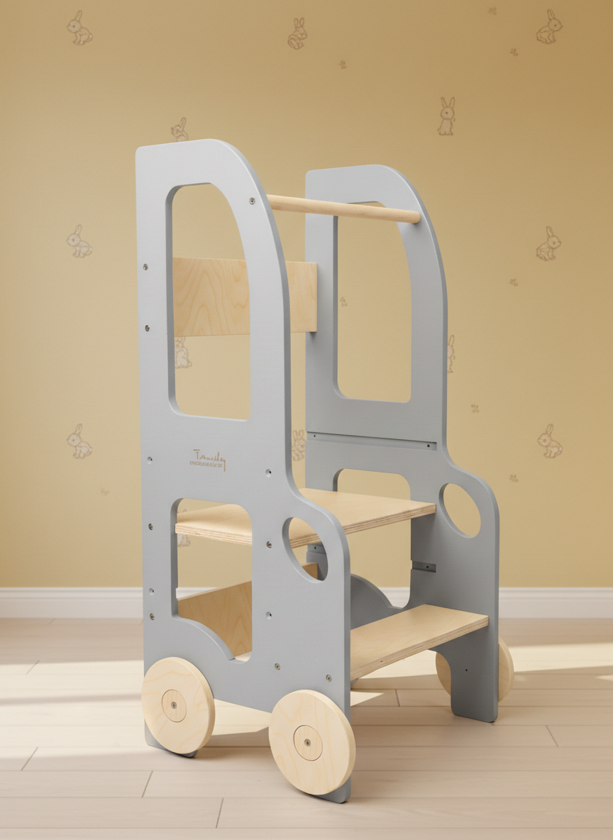 Changing heights kitchen step stool – image 2