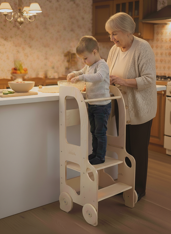 Changing heights kitchen step stool – image 8