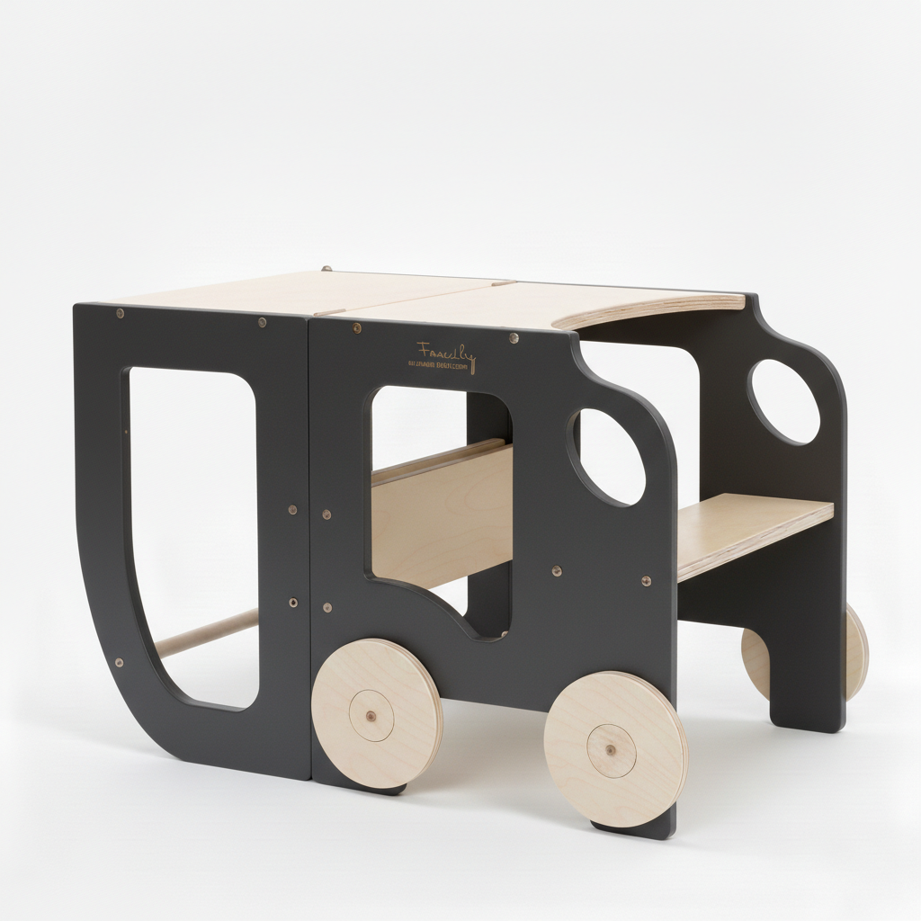Kitchen step stool car – image 8
