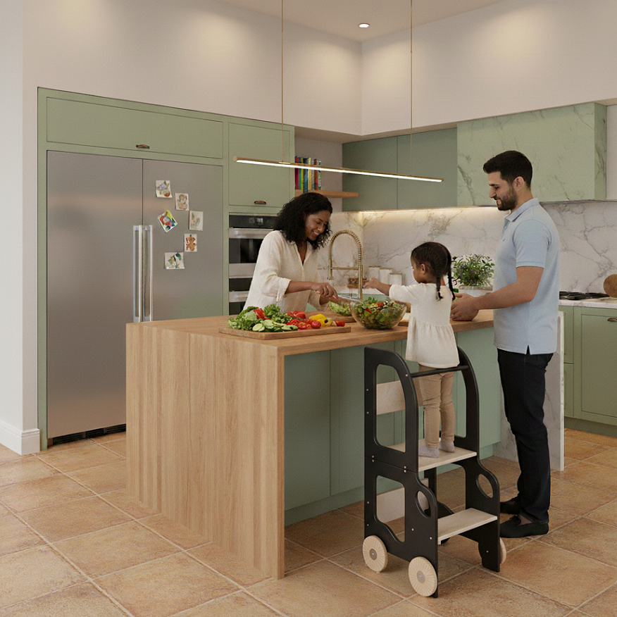 Kitchen step stool car – image 7