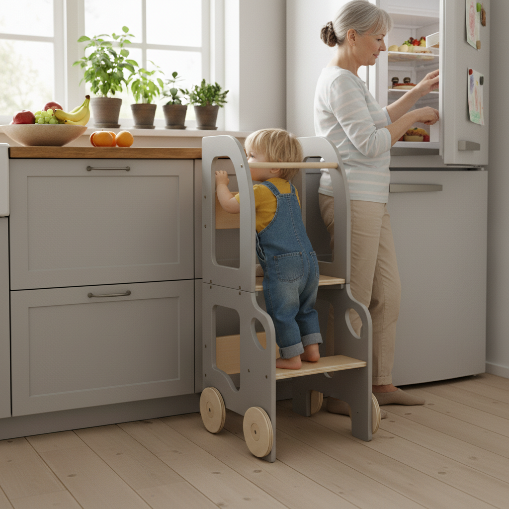 Kitchen step stool car – image 2