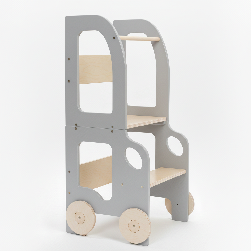 Kitchen step stool car – image 11