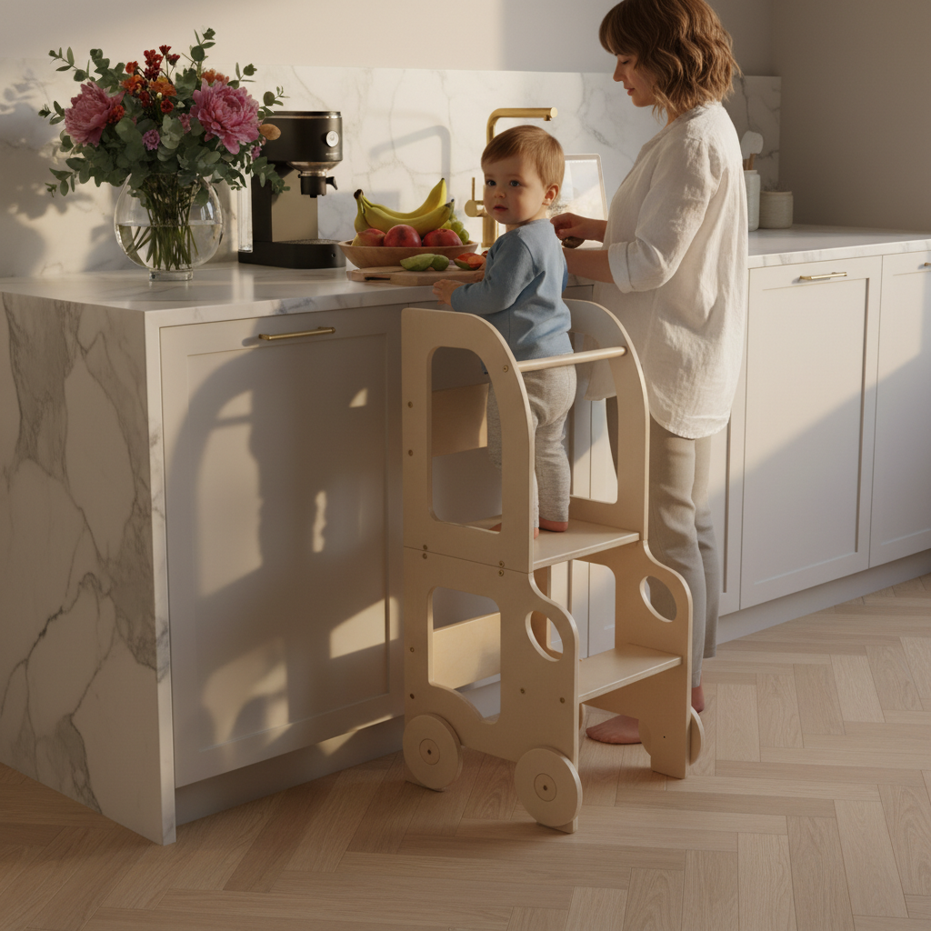 Kitchen step stool car – image 5