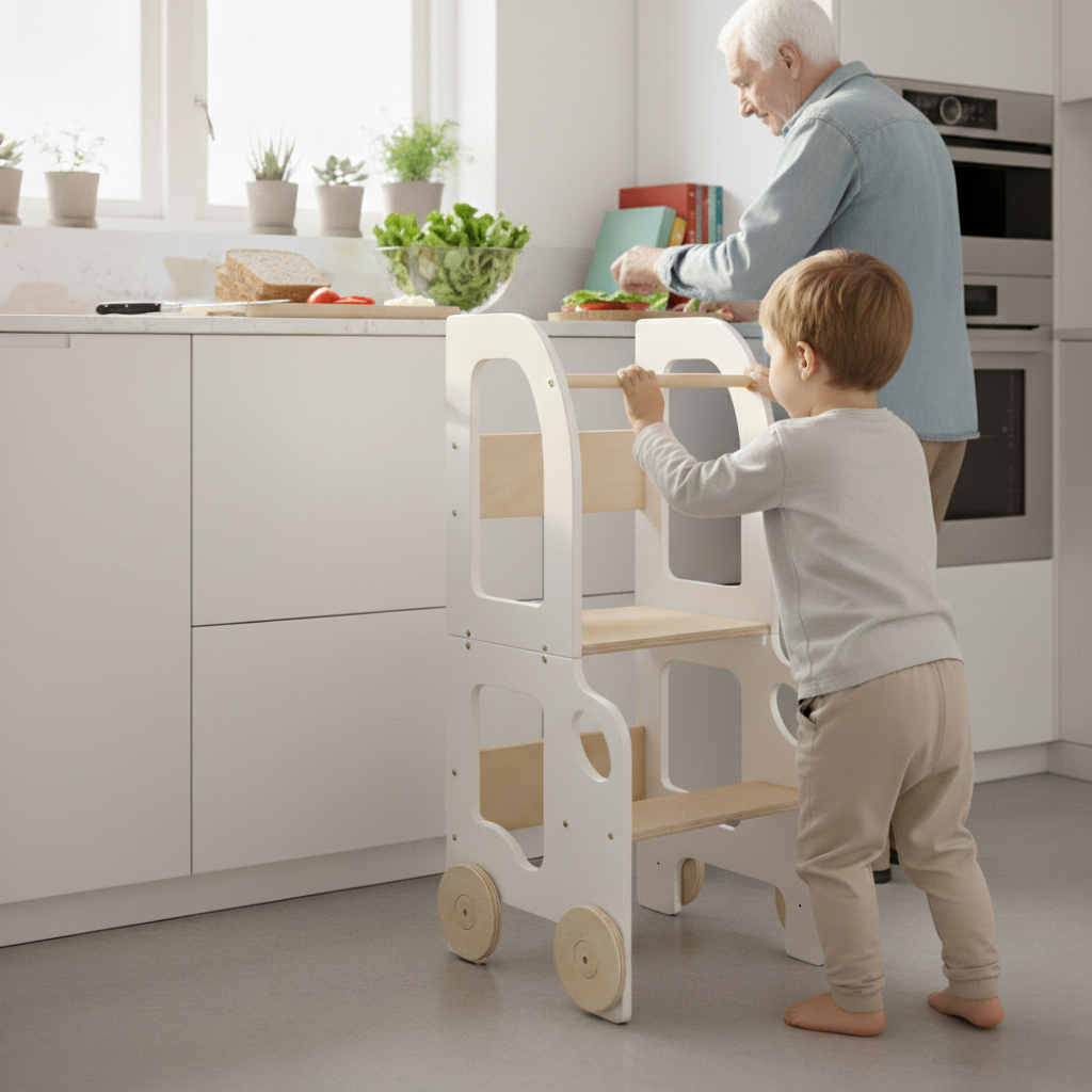 Kitchen step stool car – image 10