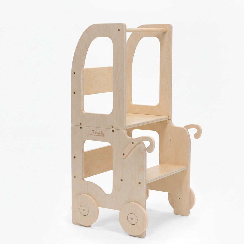 Kitchen step stool trolley – image 15