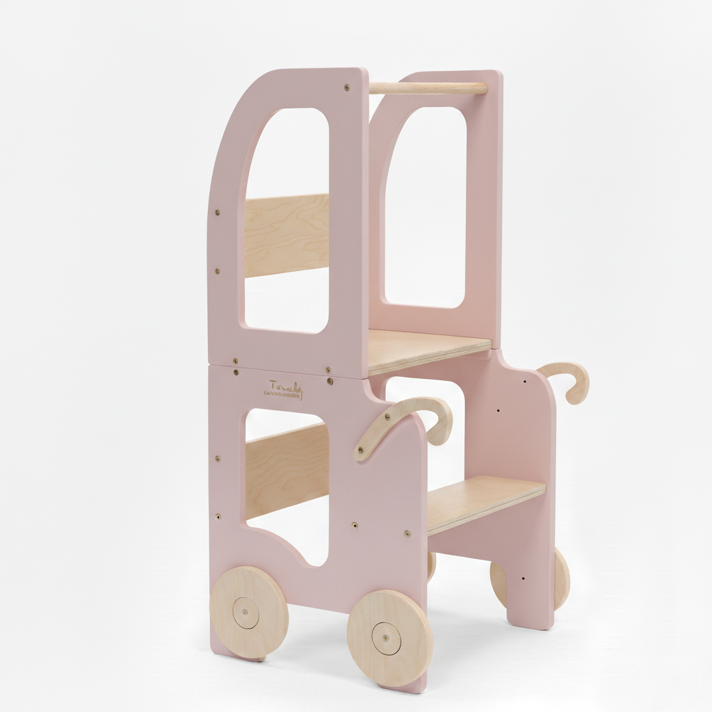 Kitchen step stool trolley – image 7