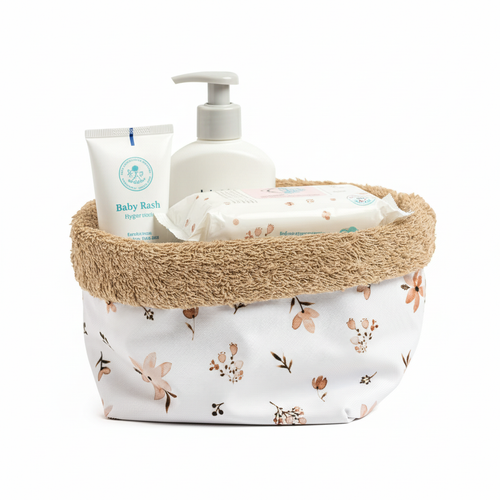 Changing tabletop storage basket – handcrafted kids’ furniture