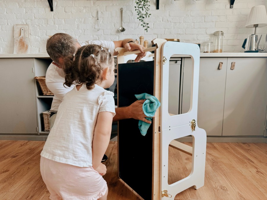 Creative Tower for Kids, 4-in-1 Montessori-Inspired Play and Learning Furniture