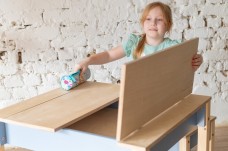 Smart Space-Saving Storage Table & Chair Set