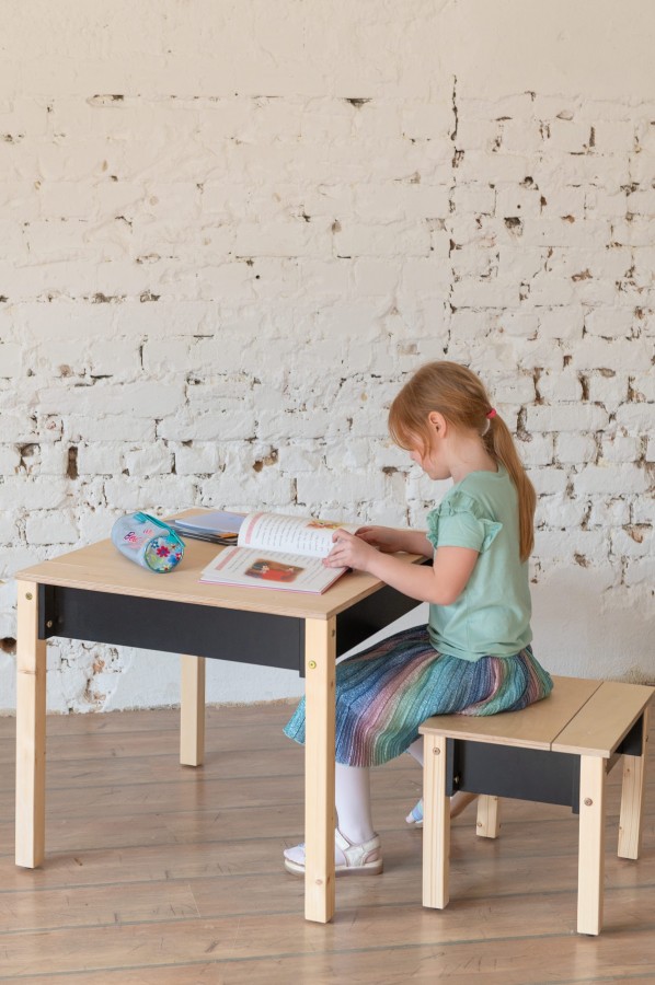 Smart Space-Saving Storage Table & Chair Set