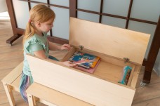 Smart Space-Saving Storage Table & Chair Set