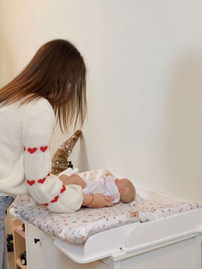 Premium Changing Table Pad with Optional Storage Basket – Waterproof, Non-Slip, Easy-Clean Baby Changing Mat with Organized Diaper Storage