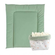 Premium Changing Table Pad with Optional Storage Basket – Waterproof, Non-Slip, Easy-Clean Baby Changing Mat with Organized Diaper Storage