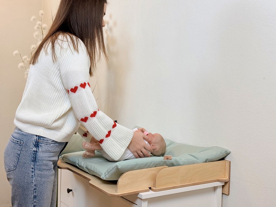 Premium Changing Table Pad with Optional Storage Basket – Waterproof, Non-Slip, Easy-Clean Baby Changing Mat with Organized Diaper Storage