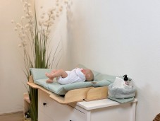 Premium Changing Table Pad with Optional Storage Basket – Waterproof, Non-Slip, Easy-Clean Baby Changing Mat with Organized Diaper Storage